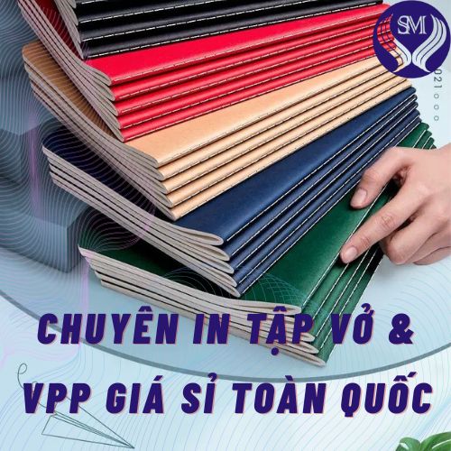 Mẫu tập vở in logo theo yêu cầu của Giấy Song Mã